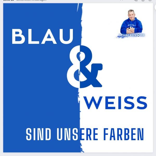 Bla & Weiss sind unsere Farben